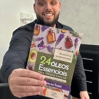Venho com muito amor no coração anunciar o lançamento do meu livro: 24 óleos essenciais para terapia