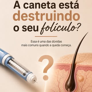 A caneta emagrecedora está destruindo o folículo capilar? 💉🧬

Essa é uma das explicações mais repe