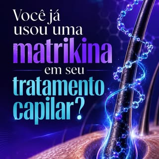 Você já usou uma matrikina em seu tratamento capilar?
⚛️
Talvez sim, mesmo sem saber.
⚛️
Matrikinas 