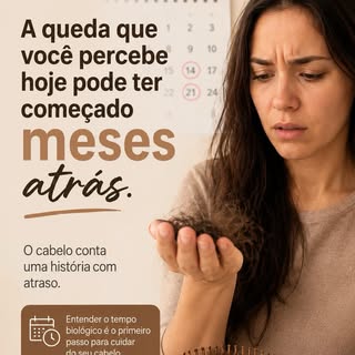 Você começou a usar a caneta emagrecedora, perdeu peso e só depois percebeu o cabelo caindo mais? 💉