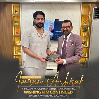 It was an absolute pleasure welcoming #Imranashraf to Pakistan Aesthetic Hair Transplant Center. We 