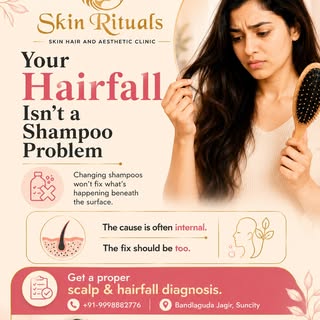 Still finding hair on your pillow after switching shampoos? The bottle was never the problem. 🚫

Re