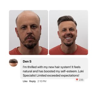 The transformation speaks for itself. 🤍

A natural result isn’t just about replacing hair it’s abou