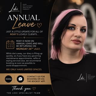 🌴 Annual Leave Notice 🌴

Just a little update for all of Roxy’s lovely clients…

Roxy is now on an