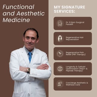 Not a list of treatments: a standard of care.

At Dr. GolBerg Concierge and Aesthetic Medicine, our 