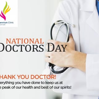 Millennium clinic vapi wishes a very happy#doctorsday to all our supportive doctor's who have stood 