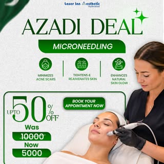 ✨ Turn your skin goals into your glow!

Experience the rejuvenating benefits of Microneedling — desi