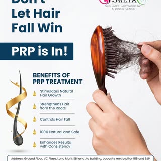 Don't let hair fall win — PRP is in! 💪

Tired of finding clumps of hair on your brush? Here's how P