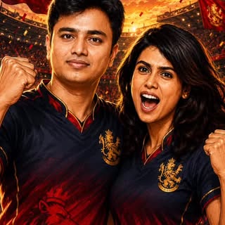 First time was so nice; we had to do it twice!! #rcb #rcbfans #rcbforever❤️ #ipl #ipl2026