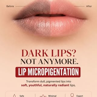 If you’re tired of dull or pigmented lips, Lip Micropigmentation can help restore a naturally soft, 