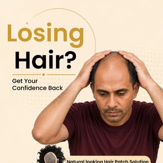 Losing hair? Get your confidence back with a natural-looking hair patch solution in Rohini, Delhi.

