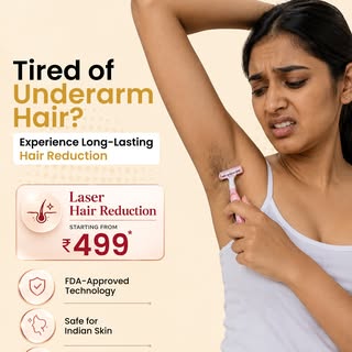 Are You Fed Up with Constantly Shaving Your Underarms?

Put an end to the agony of razors, ingrown h