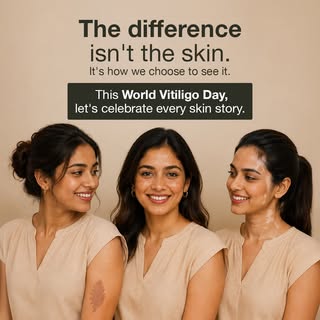 A freckle. A birthmark. Vitiligo. Different skin patterns, yet often viewed differently. 

This Worl
