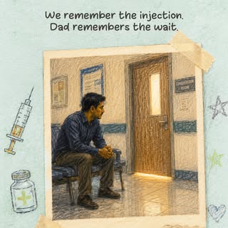 We remember being scared. Dad remembers every minute he spent waiting, hoping, and staying strong fo
