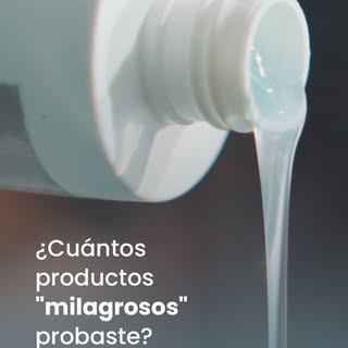 Antes de gastar en otro producto "milagro", pensá esto 👉la mayoría de los tratamientos tópicos actú