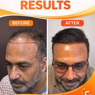 ✨ DHI Hair Transplant Results ✨
From thinning hair to a fuller, natural-looking hairline 💯

This am