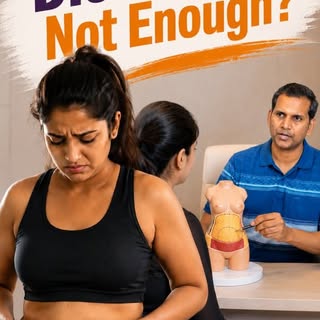 Stubborn fat that doesn't respond to diet or exercise can be frustrating. If you've been putting in 