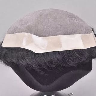 Fine Mono Toupee Model B colour  #1A+
