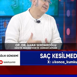 TELE 1’de yayınlanan Konca Kumkum’un sunduğu Sağlık Gündemi programından.

#saçkimi #hairtransplant 