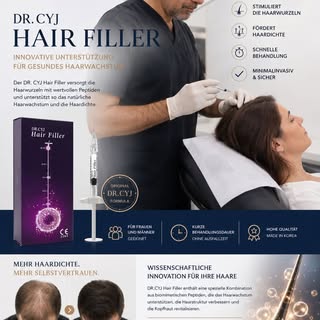 ✨ DR. CYJ Hair Filler – Innovative Unterstützung bei Haarausfall

Dünner werdendes Haar, nachlassend