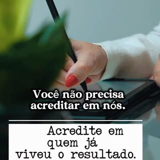 Você não precisa acreditar em nós.

Acredite em quem já viveu o resultado.

Nenhum tratamento faz se