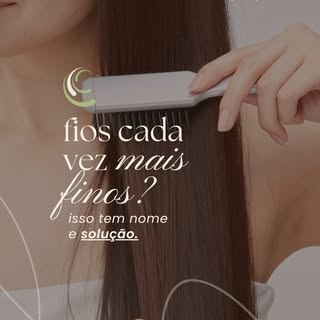 Fios mais finos e com menos volume podem indicar que o couro cabeludo precisa de atenção.

Antes de 