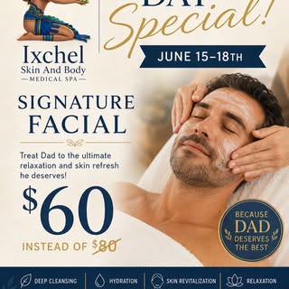 🧖‍♂️FATHERS DAY SPECIAL!🧖‍♂️

❇️Must purchase this week but can use at anytime!❇️

Perfect gift fo