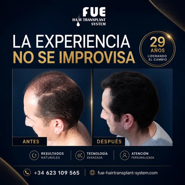 Cuando el CEO de FUE HAIR TRANSPLANT SYSTEM confía en su propia ciencia, el resultado es la prueba m