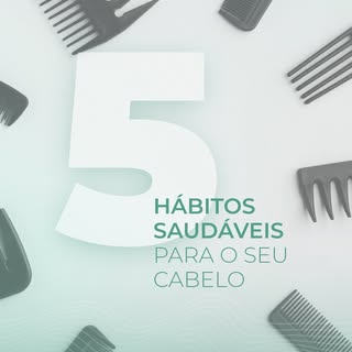 Sabia que a saúde do seu cabelo está interligada com a sua saúde em geral? 🔎 
Ao adotar um estilo d