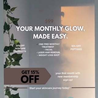 You’re glow became easier ✨
Sign up in office ✨
We hope to see you in office!
Schedule an appointmen