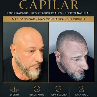 ✨ Recupera tu imagen con un look rapado natural gracias a la Micropigmentación Capilar. Resultados r