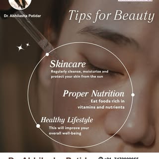 ✨Healthy skin starts with a healthy lifestyle!✨
Eat right, stay hydrated, sleep well, and follow a g