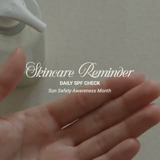 ☀️ Skincare Reminder: Your daily SPF check is here!

Whether you're running errands, heading to work