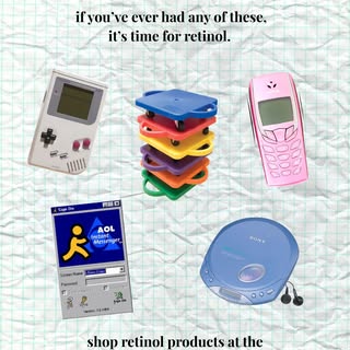 Remember these? So does your skin. 😉

If these throw you back a few decades, it might be the perfec