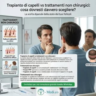 Trapianto di capelli vs trattamenti non chirurgici: cosa scegliere davvero + Turismo Medico Albania 