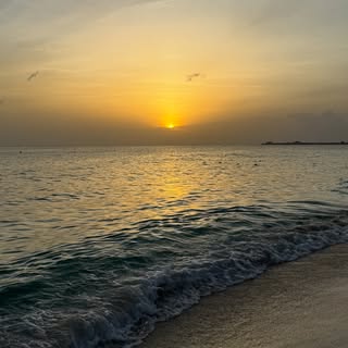 Sunset cover with Saharan Dust! #caymanislands #sunset #fyp