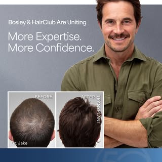 A New Era in Hair Restoration.

For over 50 years, Bosley and HairClub have helped more than one mil