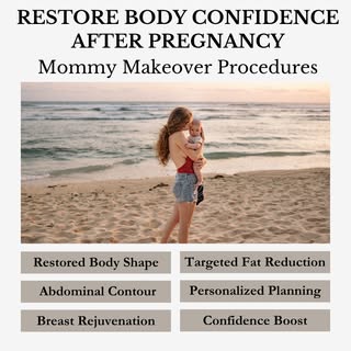 Pregnancy can create lasting changes to the breasts, abdomen, and overall body shape. A Mommy Makeov