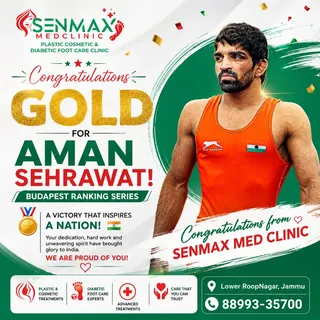🥇🇮🇳 Congratulations, Aman Sehrawat! 🇮🇳🥇

A golden moment for India! 🇮🇳 Your incredible dedic