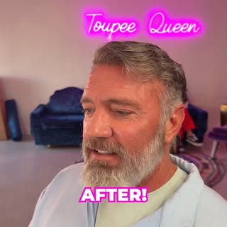 WE LOVE THE GRAY TOUPEES 🥰
.
.
.
.
.
#toupee #hair #bald #hairsystem #sandiego hairreplacement hair