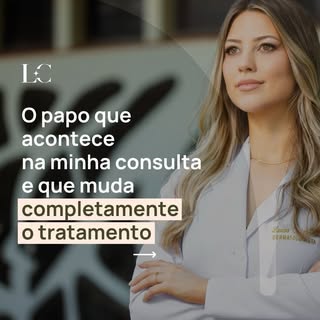 Muitas pessoas acham que consulta dermatológica é escolher procedimento.

Mas, na prática, um bom tr