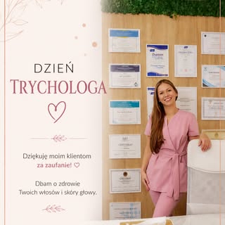 Dziś obchodzimy Dzień Trychologa ✨

To wyjątkowy dzień dla wszystkich, którzy pomagają odzyskać zdro
