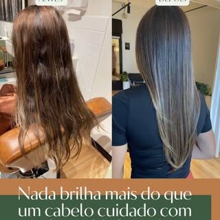 ✨ Descoloração demais, brilho de menos?
Se o seu cabelo ficou seco, áspero e com quebra depois do lo