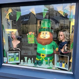 Happy St Patrick’s Day from us all @creativehairdressing_ardara ☘️☘️☘️