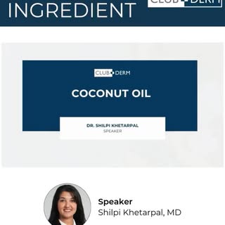 🌿Cosmetic Ingredient of the Week: Coconut Oil🌿

Coconut oil is a natural emollient derived from co