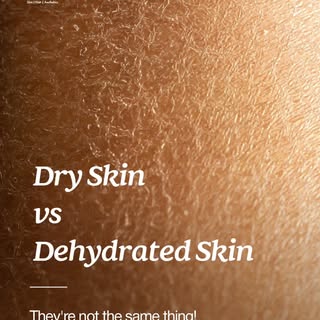 Dry skin and dehydrated skin may look similar—but they need completely different care. 👀

One lacks