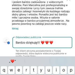 Dziękuję wszystkim za zaufanie i rekomendację ☺️zapraszam do obserwowania mojego profilu i na wizyty