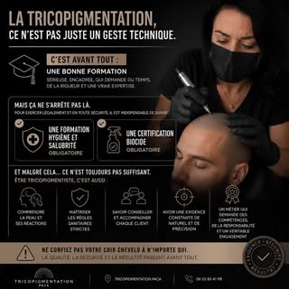 La tricopigmentation, ce n’est pas un simple geste technique.

C’est un métier qui demande une vérit