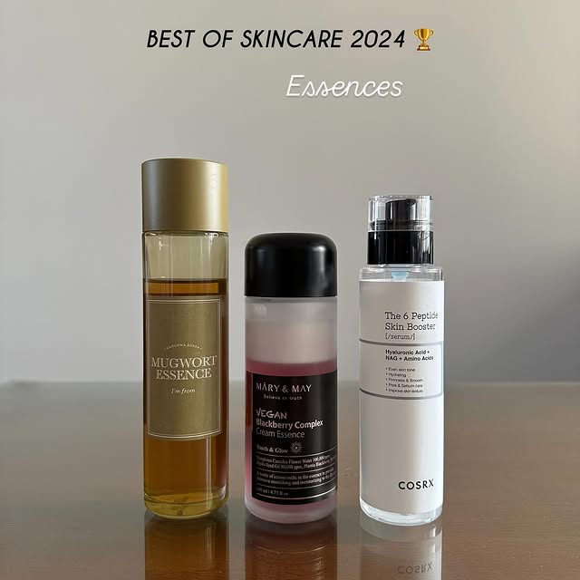• Best of Skincare 2024 🏆•

ESSENCES 

1. @imfrom_global mugwort essence - a long time fav, revisit