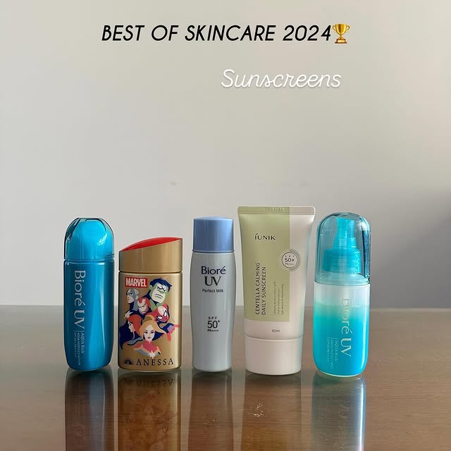 •Best of Skincare 2024 🏆•

SUNSCREENS 

1. @bioreuv_jp aqua lotion - I’ve done a detailed review of